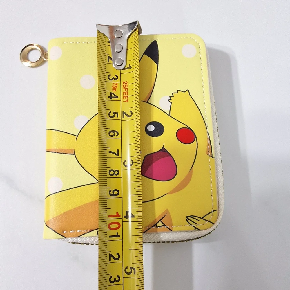 NEW Pokemon Pikachu Zip Around Wallet Coin Purse